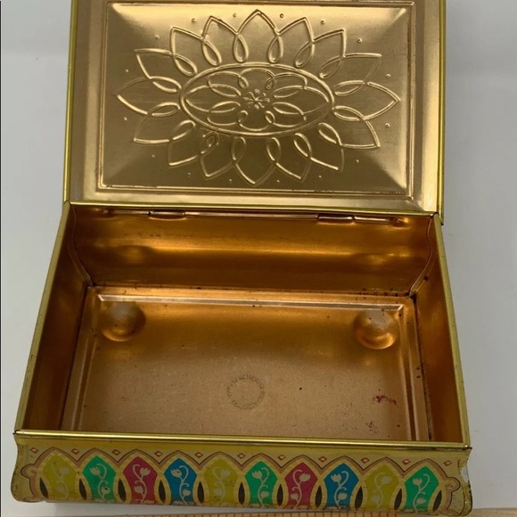 Vintage Decorative Tin Container Western Germany - Picture 4 of 5